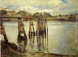 Joseph Rodefer de Camp Jetty at Low Tide painting